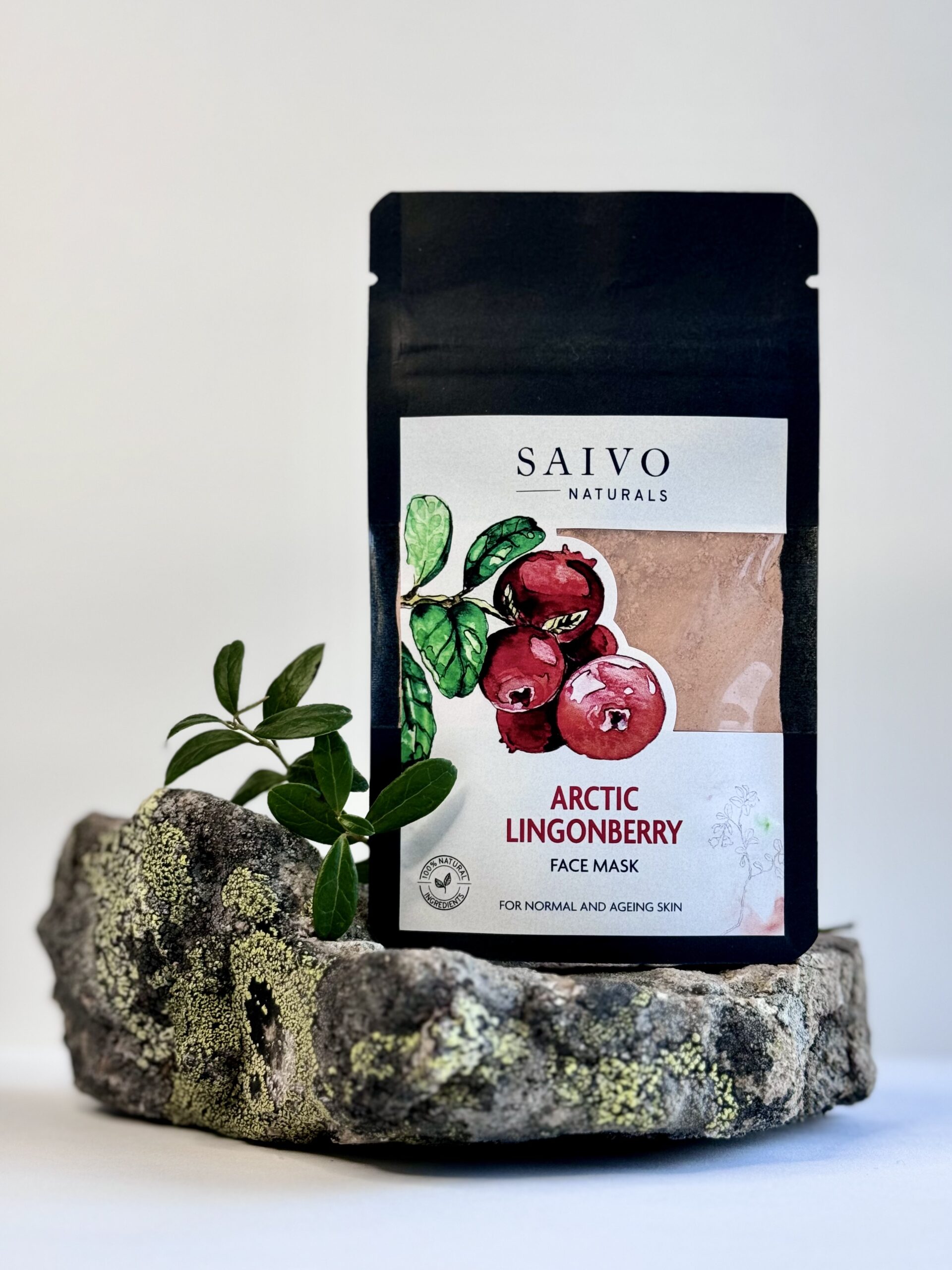 Arctic Lingonberry face mask