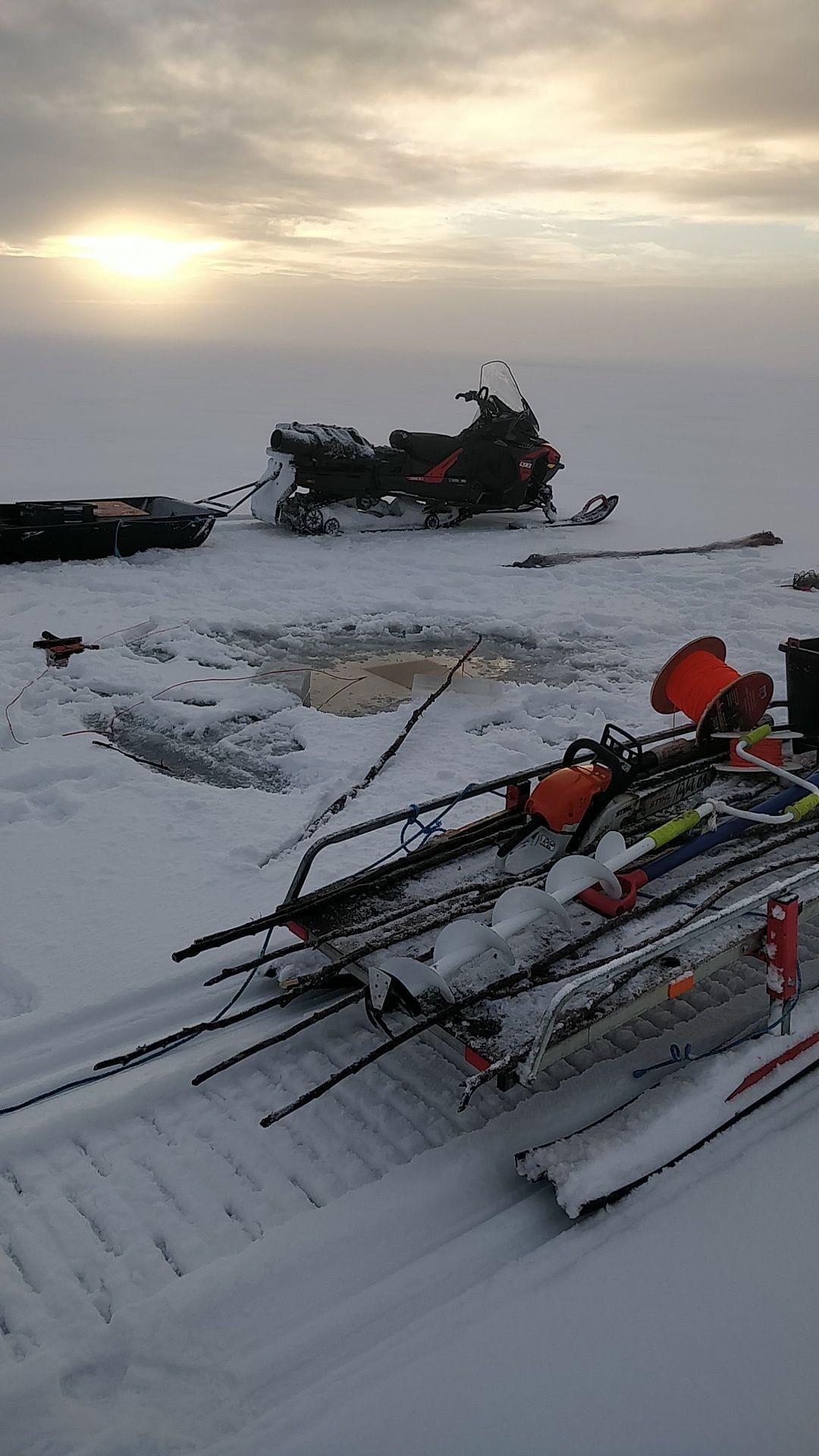 Kalastusta Jerisjärvellä