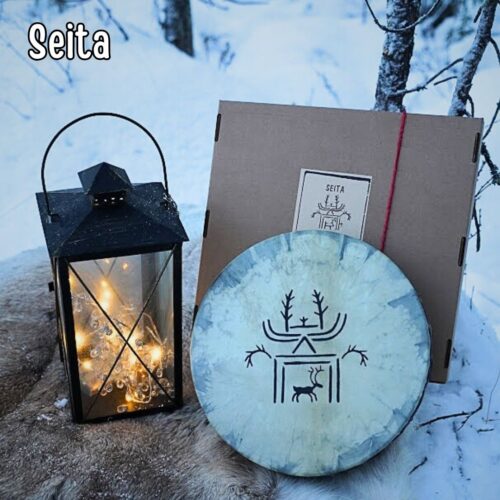 Käsintehty lapinrumpu Seita - lahjaksi tai omaksi iloksi