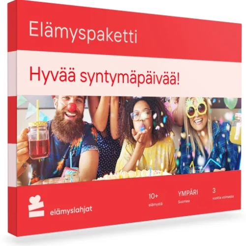 Hyvää syntymäpäivää! -elämyspaketti | Ympäri Suomen