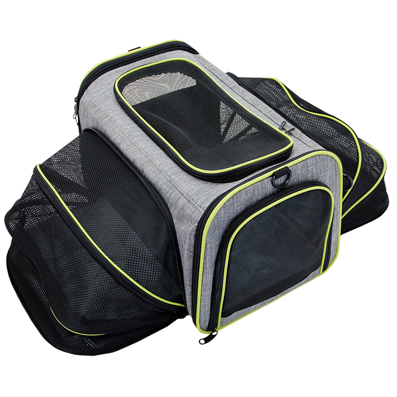 Brava Lemmikin laajentuva kantolaukku, 44 x 28 x 28 cm