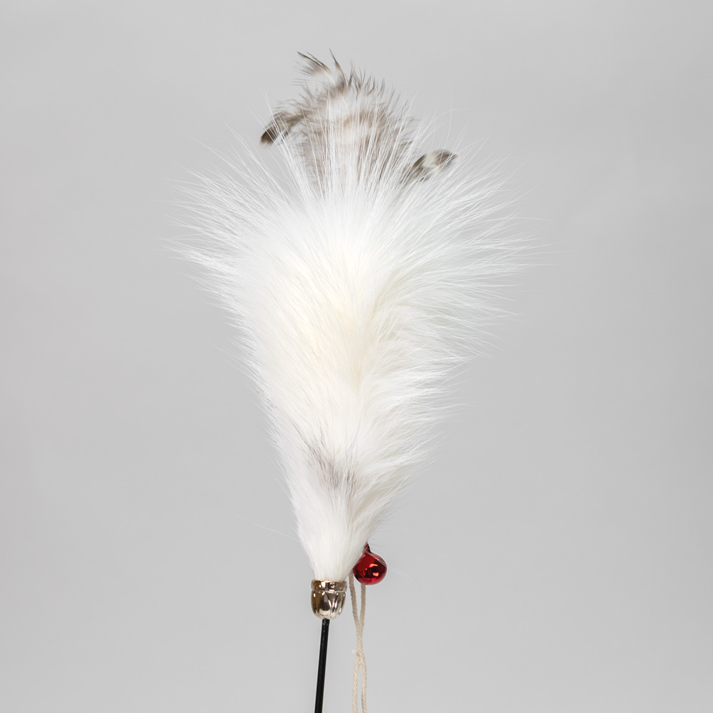 Flamingo Eireen kissanhuisku höyhenillä ja kulkusella - Image 2