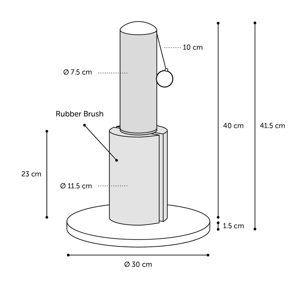 Flamingo raapimapuu Asa - Image 2